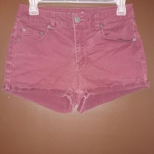 American Rag Maroon midrise shorts